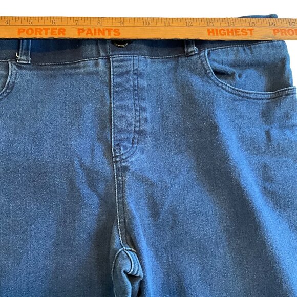 Betabrand Denim‎ Jeans Large Petite Yoga Style Pull On - Picture 6 of 9